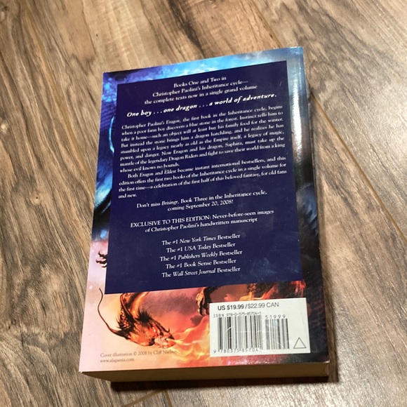 Dragon and Eldest books one and two the inheritance cycle ~ used paperback book - Picture 5 of 5